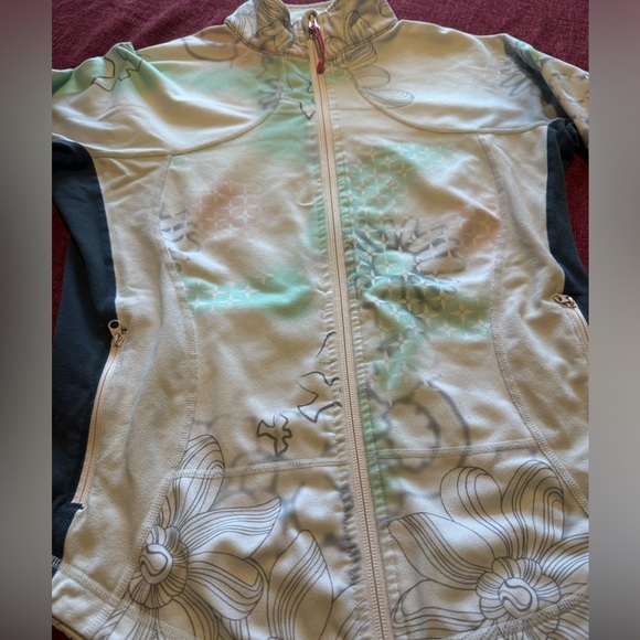 👉🏼VERY RARE👈🏼 Lululemon Define Jacket Mix A Lot Dove & Floral Print Size 10 - Picture 5 of 10